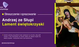 Obraz przedstawia Matkę Boską trzymającą martwe ciało Chrystusa, z aniołami po bokach.