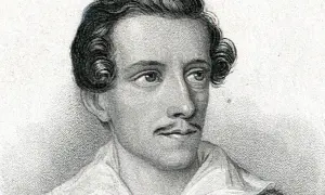 Portret Juliusza Słowackiego, polskiego poety epoki romantyzmu.