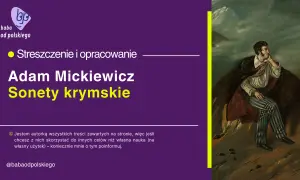 Portret Adama Mickiewicza na tle górskiego krajobrazu.