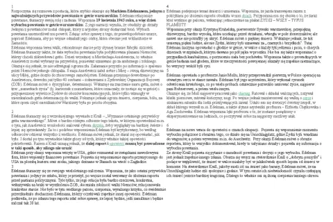 Fragment tekstu z nagłówkiem "Literacki obraz końca świata".