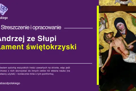 Obraz przedstawia Matkę Boską trzymającą martwe ciało Chrystusa, z aniołami po bokach.