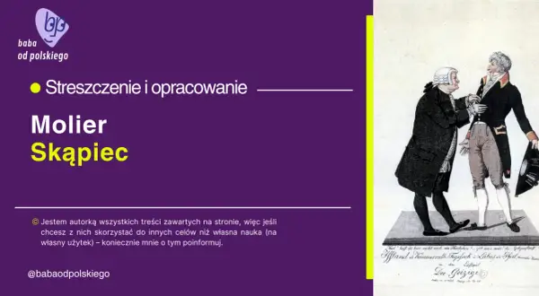 Ilustracja przedstawia dwie postacie w strojach z epoki, jedną z peruką, drugą w mundurze.