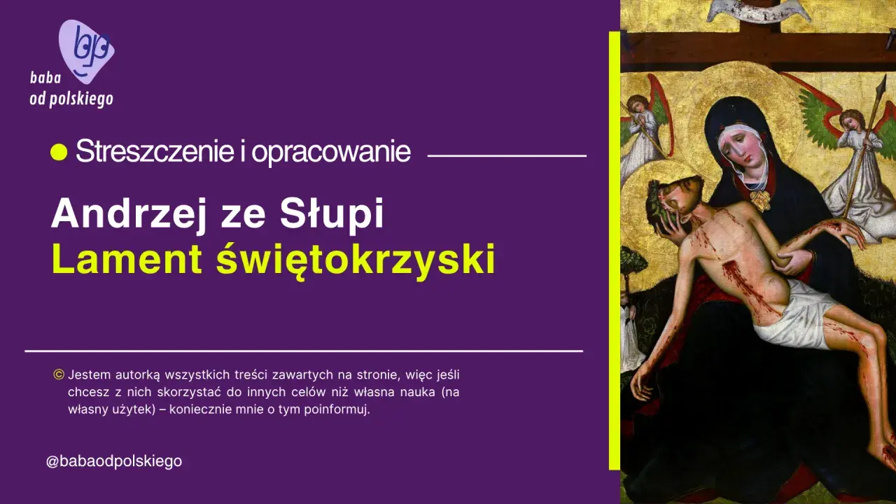 Obraz przedstawia Matkę Boską trzymającą martwe ciało Chrystusa, z aniołami po bokach.