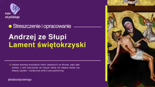 Obraz przedstawia Matkę Boską trzymającą martwe ciało Chrystusa, z aniołami po bokach.