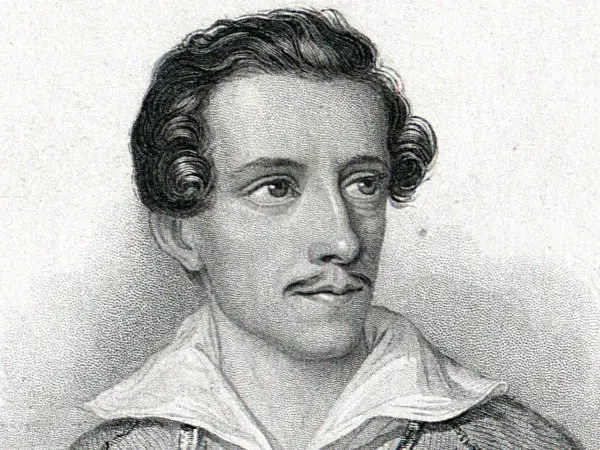 Portret Juliusza Słowackiego, polskiego poety epoki romantyzmu.