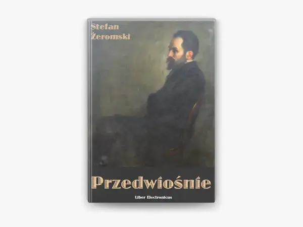 Portret Stefana Żeromskiego na okładce książki "Przedwiośnie".